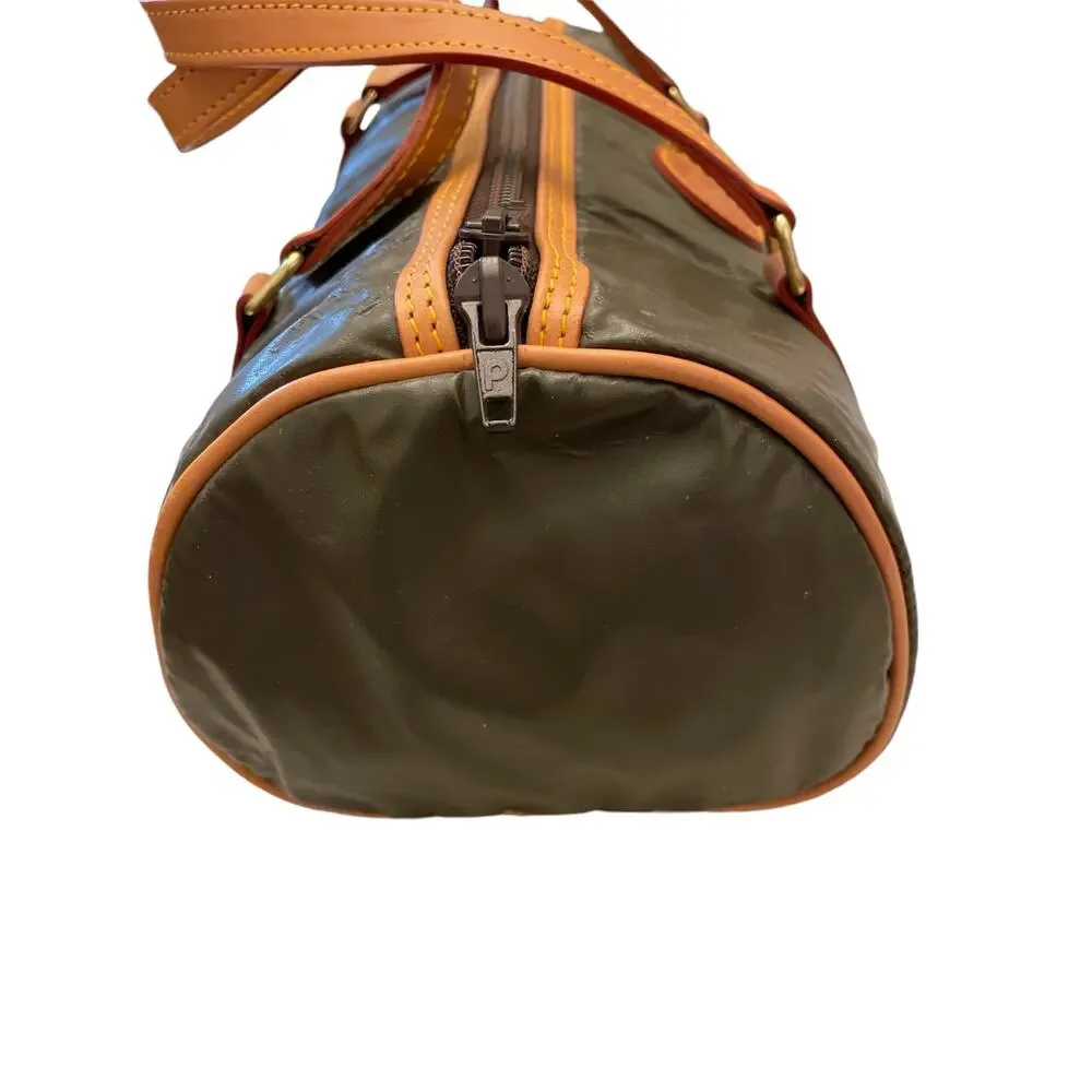Hunting World Hunter Green Satchel Bagette RARE Bag